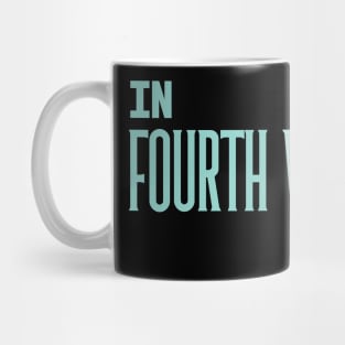 In My Fourth Wing Era Turquoise Mug